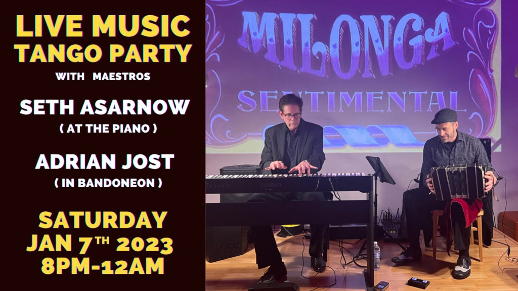 Live Music Milonga Tango Party